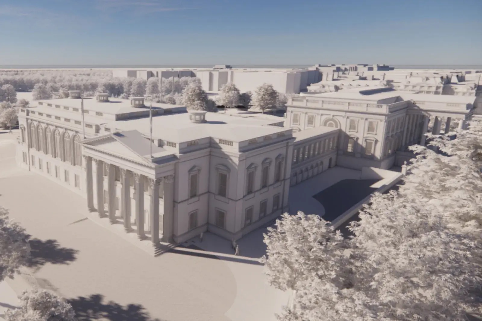 Architectural detail of The Epstein Ballroom